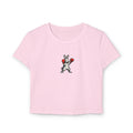 Womens Boxing Bunny Baby Tee